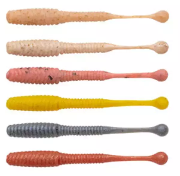 「エコギア熟成アクア 活メバルシラス2inch(大盛)は2021年リリースのメバリング用ワーム！」の画像