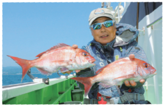 初夏の乗っ込みに向けて視界良好　日立沖のテンヤマダイ急上昇！