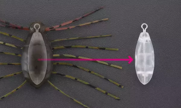 ニードバグは2023年新登場の虫系ソフトベイト！成型コア内蔵で高浮力