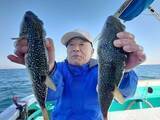 「【釣果速報】千葉県利永丸で35cmのショウサイフグヒット！フグ釣行なら千葉県利永丸に決まり！」の画像1