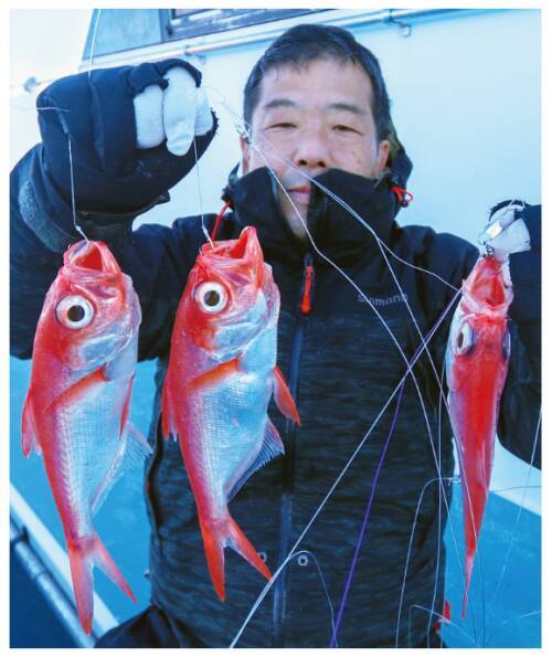 フルレンタルで楽しめる城ヶ島沖のキンメダイ