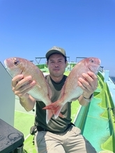 【釣果速報】千葉県三次郎丸でマダイ上がる！ハナダイ、ヒラメ、カサゴ、サバも！今後の釣行も期待大！