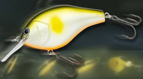 マルノミフラット60は2024年新登場のシェイキーで誘えるフラットサイドクランクベイト！