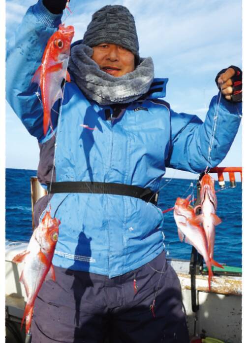 手軽に楽しむキンメ釣り あわよくばリレーでヤリイカも