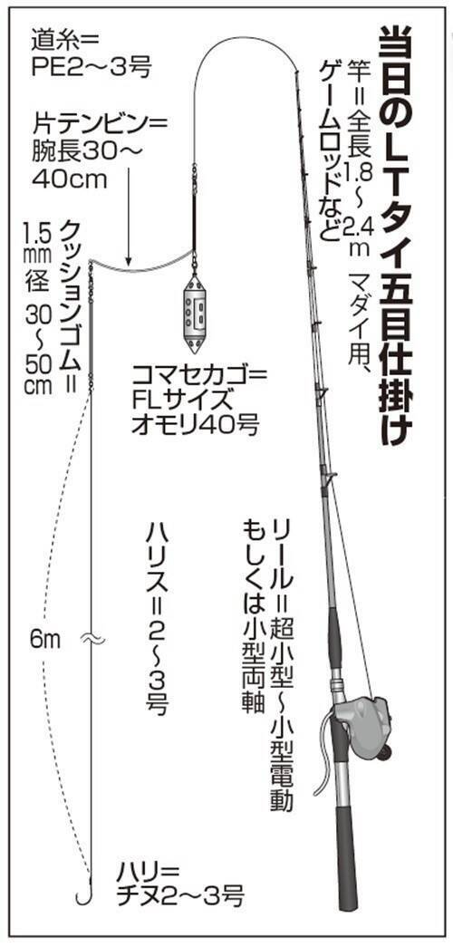 内房保田沖のLTタイ五目船でクロダイ激釣中！