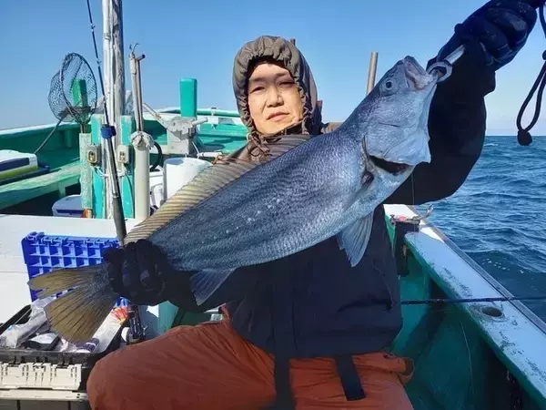 「【釣果速報】和歌山県大南荘勝丸で95cｍのブリ、大物ゲット！ヒラメ・ニベも！この勢いに今すぐ乗ろう！」の画像
