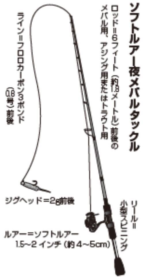 ソフトルアーで狙う東京湾木更津沖のメバル
