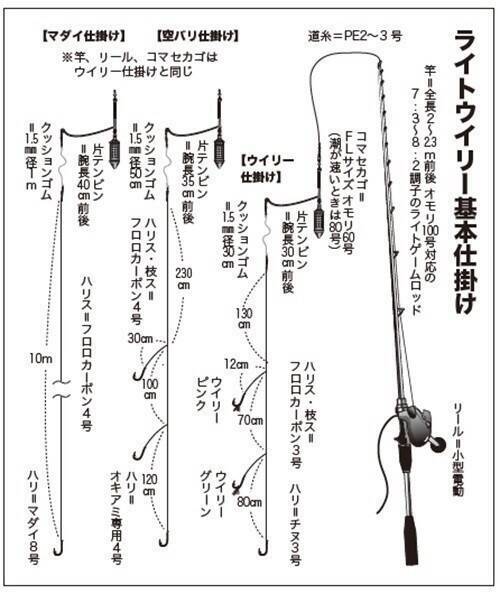 湾奥から湾口までプチ遠征　何が釣れるかお楽しみ　ライトウイリー五目