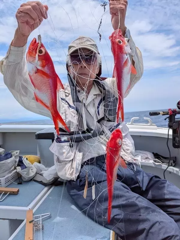「【釣果速報】クロムツ・キンメダイ・メダイなど豪華魚種揃う！神奈川県太郎丸ならお土産確保間違いなし！」の画像