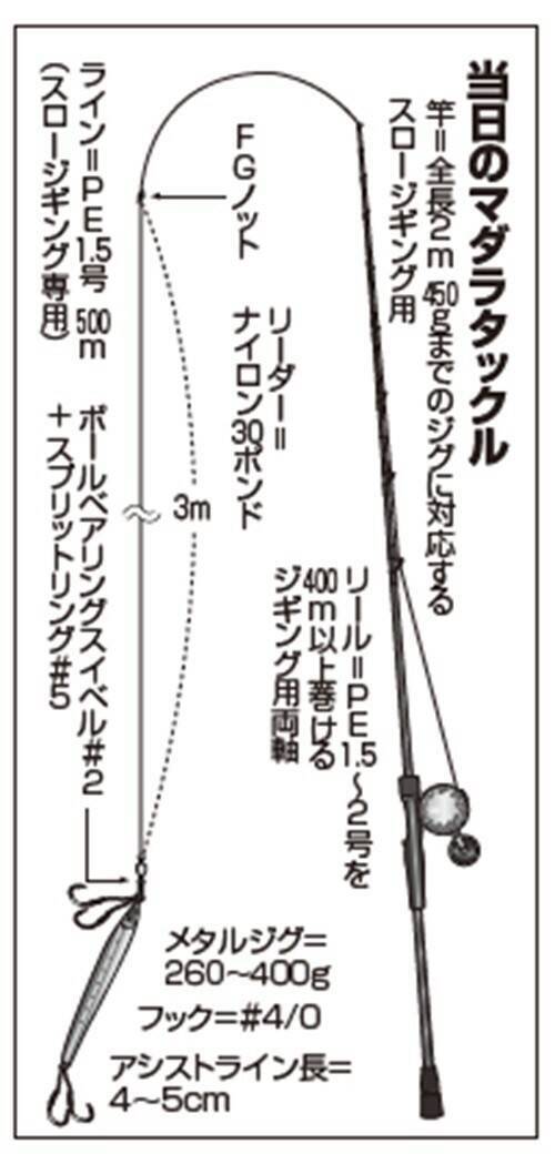 マッチザベイトの満足感　佐渡沖の深海マダラ