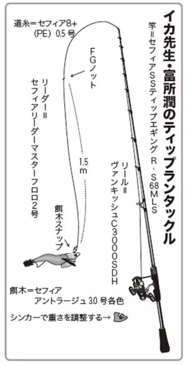 「能登から全国へ！アオリイカ全開ティップラン」の画像