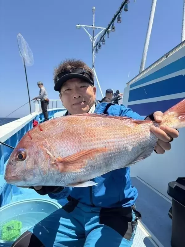 【釣果速報】茨城県清栄丸で3.91kgのマダイをゲット！ハナダイ・ホウボウ・カナガシラなど多彩なゲストも見え釣行は大充実！