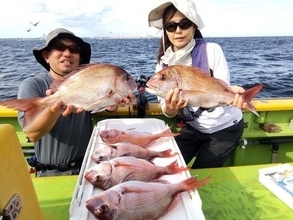 【釣果速報】3.35kgのド迫力マダイ出た！自己最高記録の大鯛を狙うなら神奈川県鴨下丸kawanaに乗船しよう！