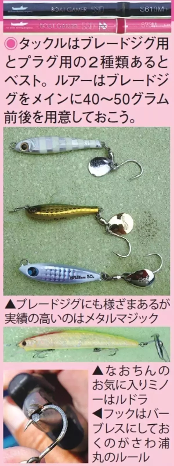 「東京湾の人気ルアーゲーム　サワラキャスティングに大興奮」の画像