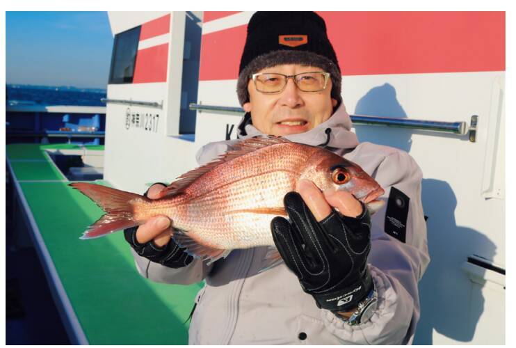 まもなく乗っ込み！剣崎発のコマセマダイ