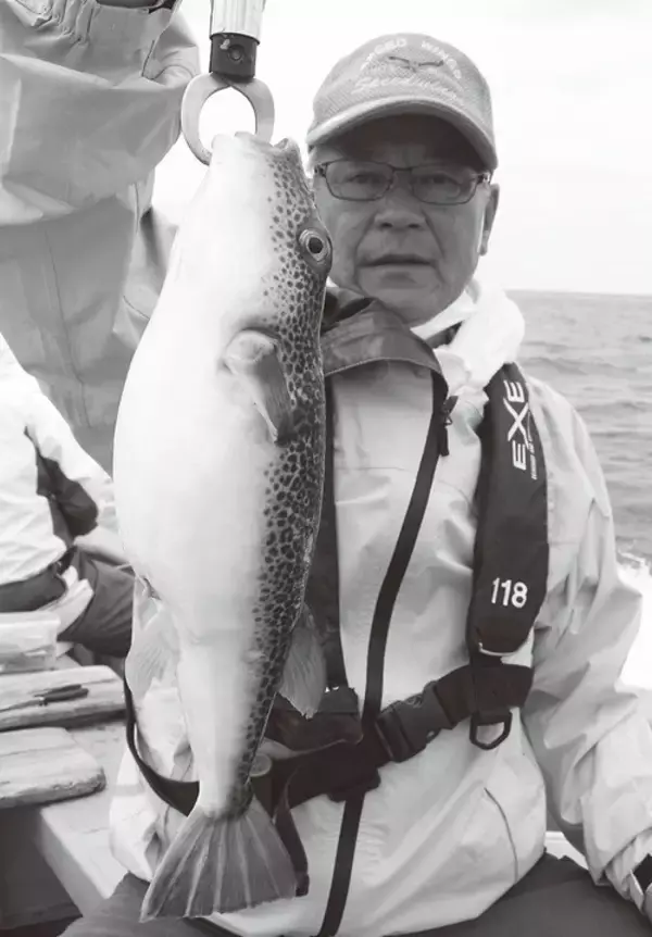 最大40cm超！鹿島沖のデカフグ