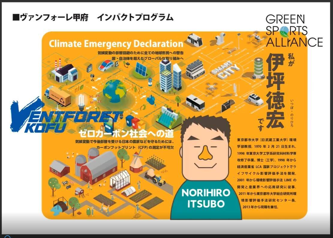 Ｊリーグクラブ初の“SDGs宣言”。ヴァンフォーレ甲府が目指す未来とは