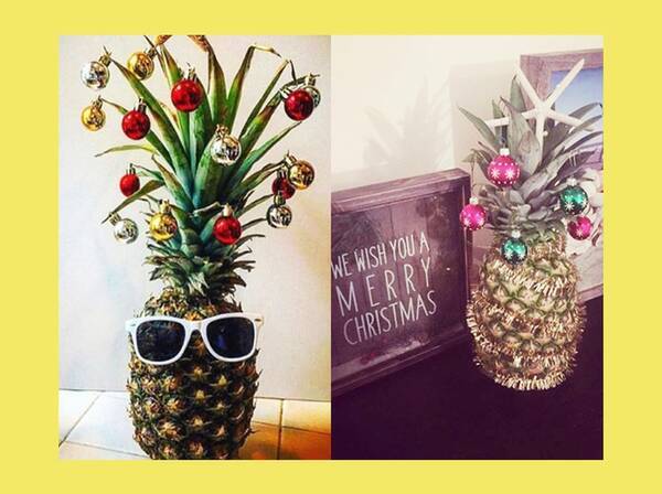 クリスマスなのに南国気分が味わえる パイナップル ツリー はいかが 17年12月22日 エキサイトニュース