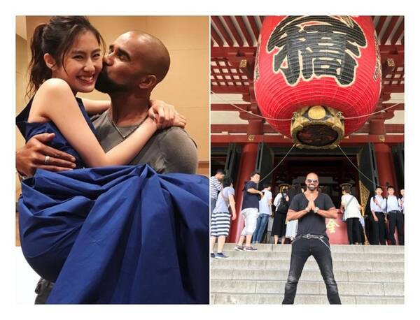 シェマー ムーア来日中 浅草観光 商品の値段にびっくり 日本女子とたわむれ 18年6月6日 エキサイトニュース