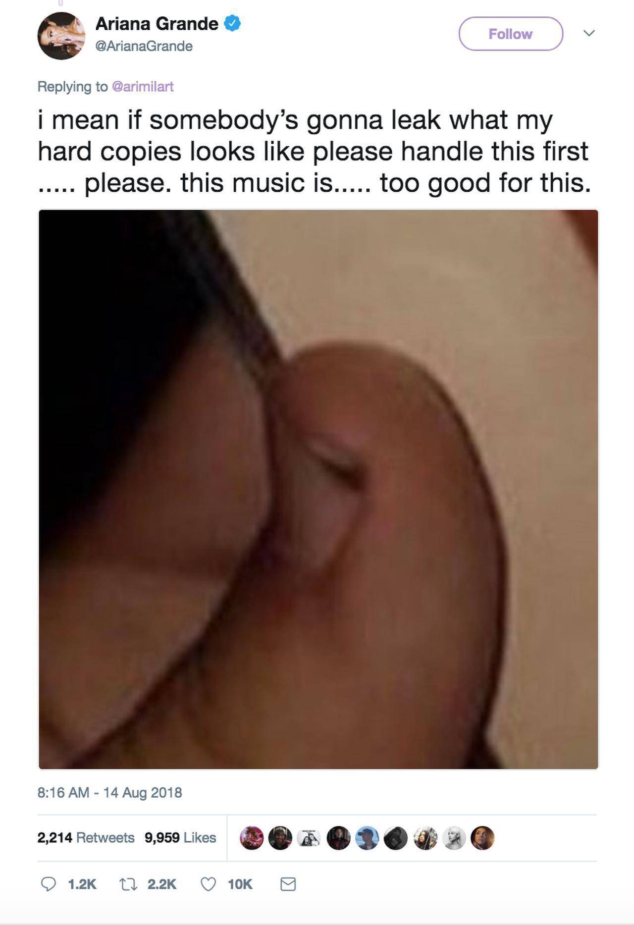 アリアナ グランデ 未発売アルバムを流出させた女性に まさかの指摘 2018年8月15日 エキサイトニュース