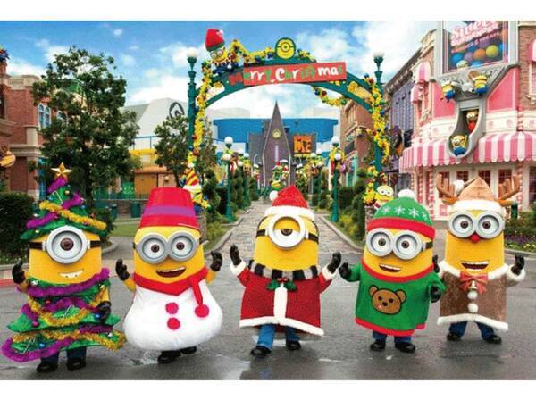 Usj ミニオンがクリスマスをお祝い ハチャメチャ イエロー クリスマス 開幕 2018年11月22日 エキサイトニュース