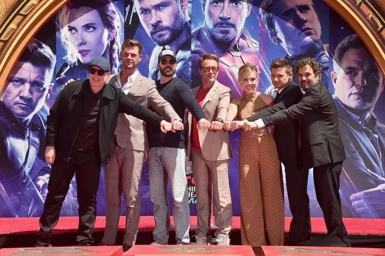 アベンジャーズ エンドゲーム 神6 手形を押すにも個性出まくり 写真アリ 19年4月24日 エキサイトニュース