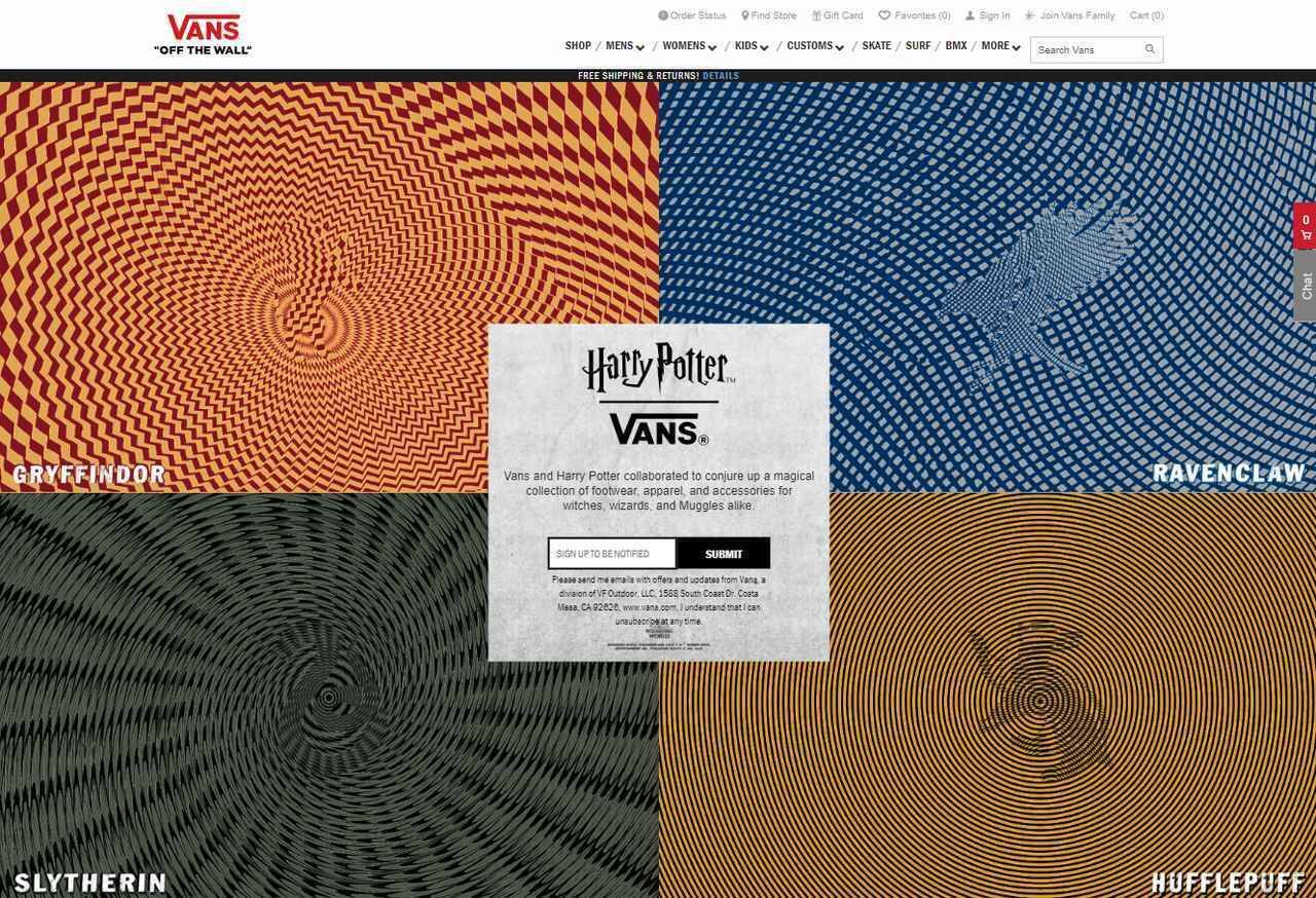 ハリー ポッター とvansのコラボ マグルや魔法使いのためのアイテムを発売 19年4月25日 エキサイトニュース
