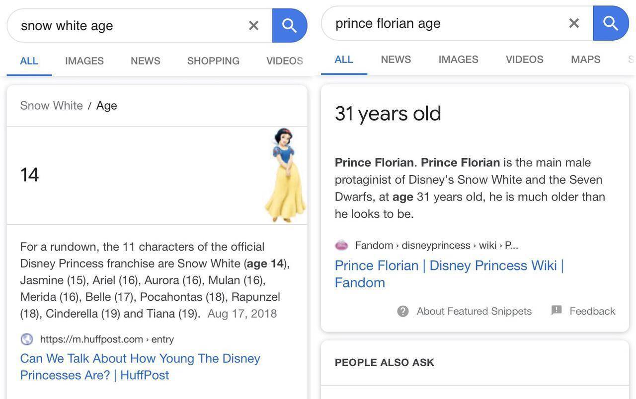 ディズニー映画 白雪姫 王子様との 衝撃の年齢差 でプリンセスの闇が浮き彫り 19年12月23日 エキサイトニュース