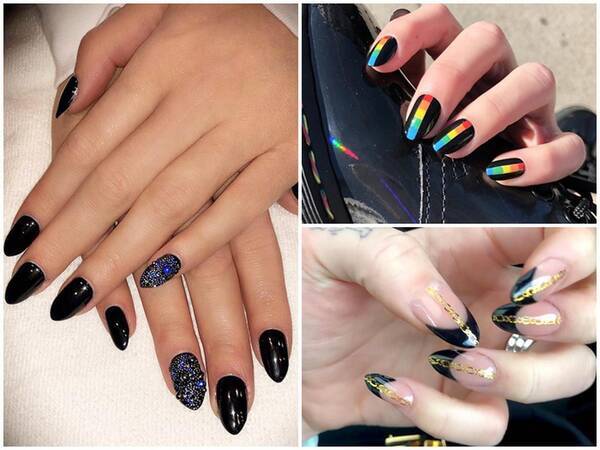 黒ネイル旋風 シックな ブラックネイル にセレブたちが夢中 19年11月24日 エキサイトニュース 黒ネイル旋風 シックな ブラックネイル にセレブたちが夢中 19年11月24日 エキサイトニュース