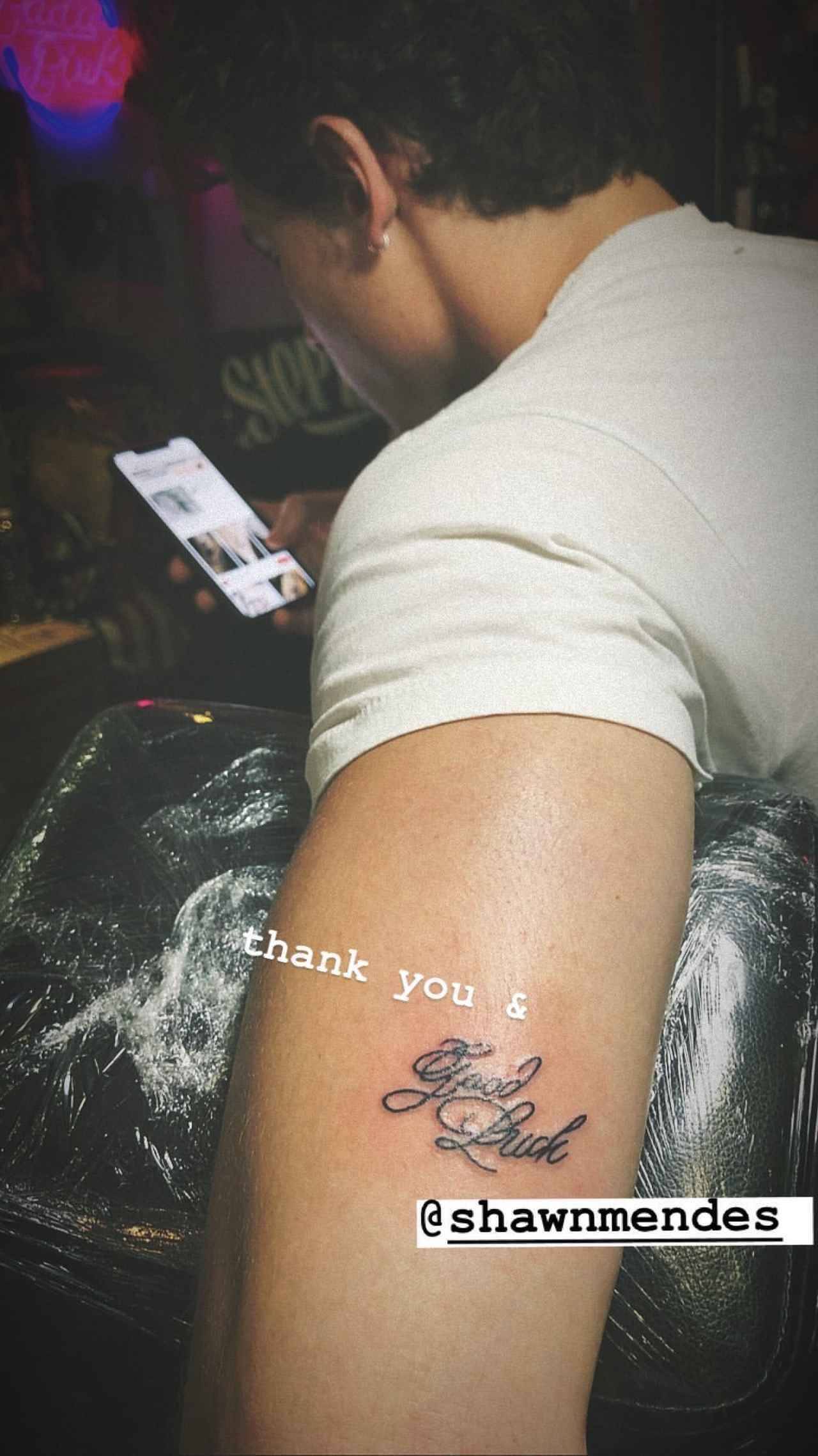 ショーン メンデス グッドラック タトゥーを入れた理由がひたすら良い人 19年10月16日 エキサイトニュース