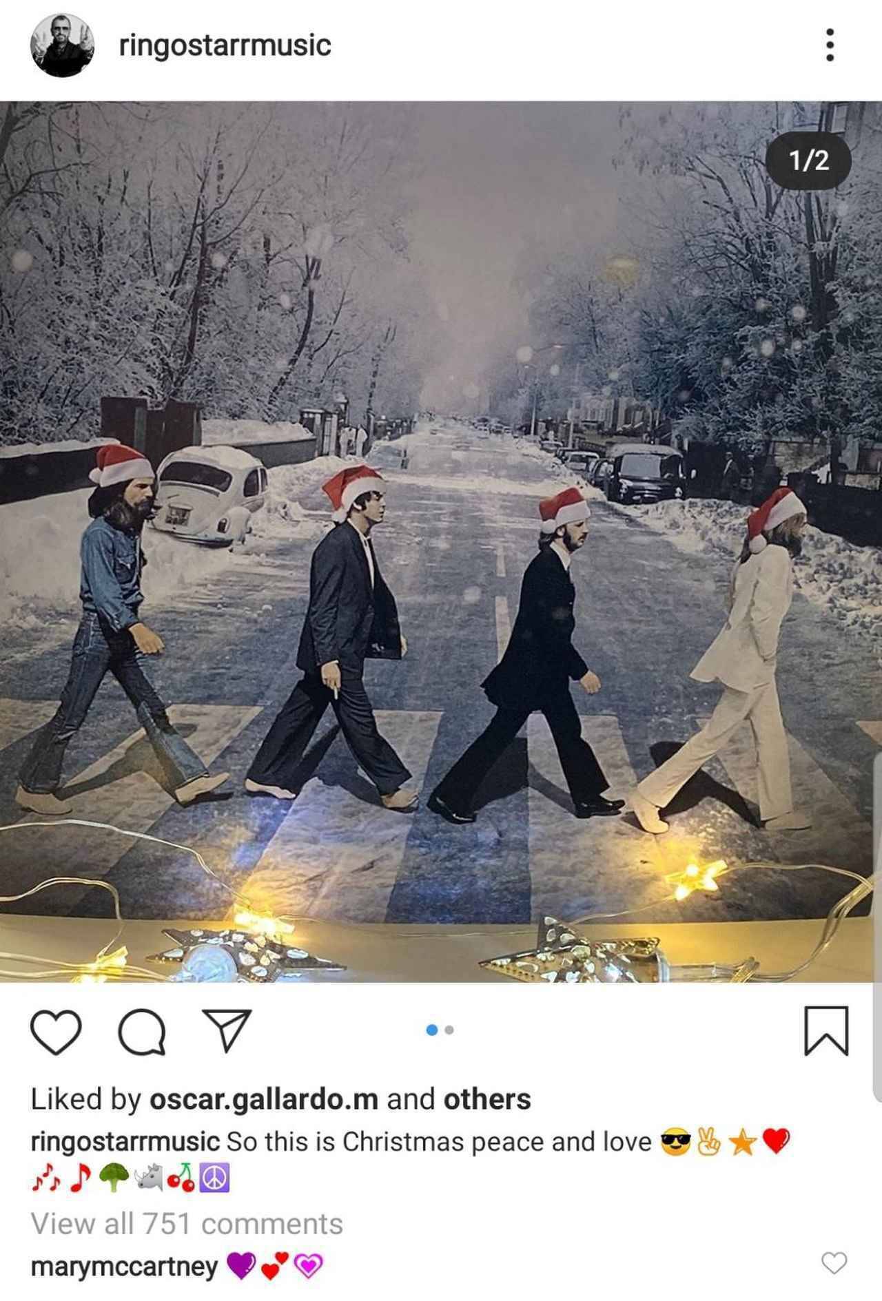 ポール マッカートニー娘 リンゴ スターのクリスマスの挨拶に愛を送る 19年12月26日 エキサイトニュース