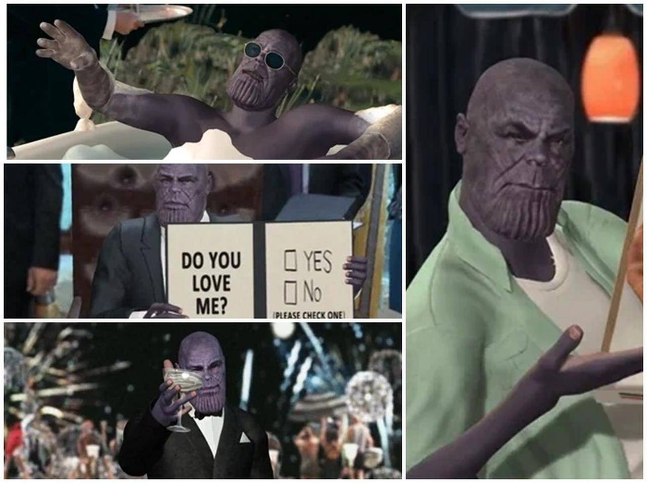 アベンジャーズ 最凶の敵サノスの ギャップ萌え なパロディ画がクセになる 19年8月19日 エキサイトニュース