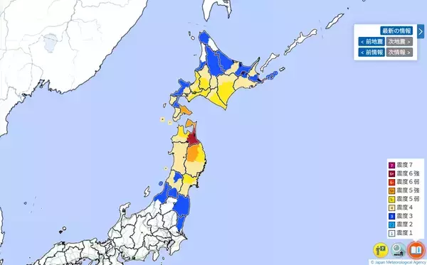 【青森震度6強地震】今後1週間程度、同規模の地震に注意　気象庁発表、さらに強い揺れの恐れも