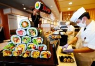 2月3日は節分、今年は南南東向きで…恵方巻き準備、福井県内すし店で進む