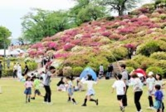 西山公園で「さばえつつじまつり」開幕、屋台やキッチンカーも出店　5月5日まで、福井県鯖江市