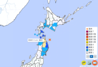 青森、岩手で震度4の地震…北海道や宮城でも揺れ観測　各地の震度一覧　12月21日10時29分発生