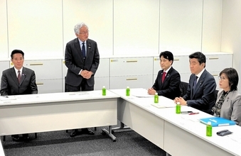 北陸新幹線の与党整備委で滋賀県の三日月知事が小浜・京都ルートで強調したポイント　米原ルートは明確に否定