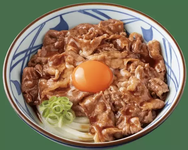【今日から3日間】丸亀製麺、釜玉3商品注文で一杯無料プレゼント　「牛すき釜玉うどん」も復活