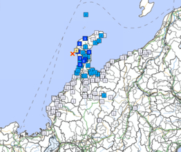石川県志賀町で震度4の地震、福井県や富山県でも観測　12月14日午後11時26分ごろ、各地の震度一覧　震源地は能登半島沖