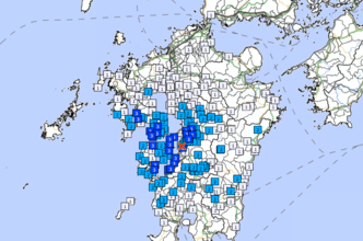 長崎、熊本、鹿児島で震度3の地震　各市町の震度一覧　8月13日午前6時21分ごろ発生