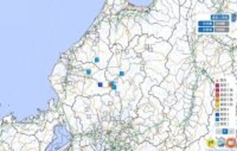 福井県で震度3の地震…石川県や岐阜県でも揺れ観測…各地の震度一覧　12月16日13時57分発生