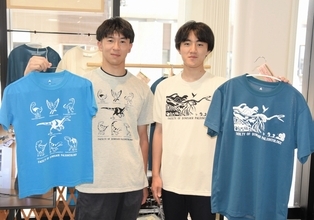 モンベル製の“恐竜Tシャツ”を福井限定販売　県立大学恐竜学部が監修