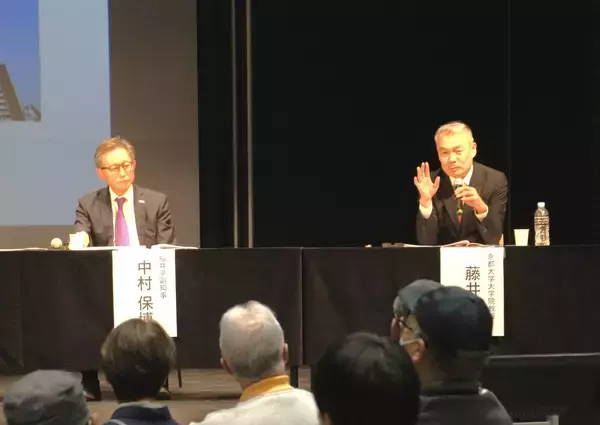 藤井聡教授、北陸新幹線の小浜・京都ルートは「安全保障上で重要」　福井県で持論展開