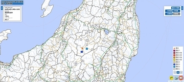 福島県で5分以内に震度3の地震が2回発生　各市町村の震度一覧　6月24日午後