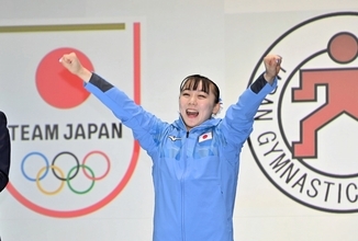 宮田笙子がNHK杯3連覇　体操、パリ五輪代表に内定