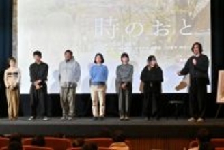 福井県内5市町でロケ、映画「時のおと」上映初日盛況　福井出身俳優が出演　片山享監督ら舞台あいさつ