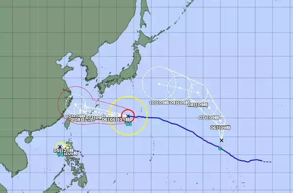 「トリプル台風」発生へ…新たな台風は日本に近づく可能性　13号は沖縄接近へ