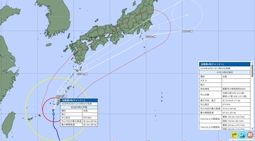 【台風6号】和歌山県に3日に最接近、警報級の大雨や暴風おそれ　予想雨量、2日朝から激雨
