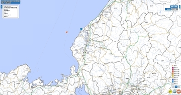福井県で震度2の地震、石川県でも揺れ観測　各地の震度一覧、4月28日14時53分発生