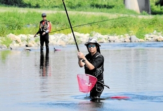 アユの釣果「ここ10年で一番」、豊漁の要因は…福井県の日野川、県内外から多くの釣り客